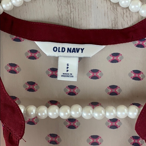 Old Navy sheer 3/4 sleeve top size small - Picture 6 of 7